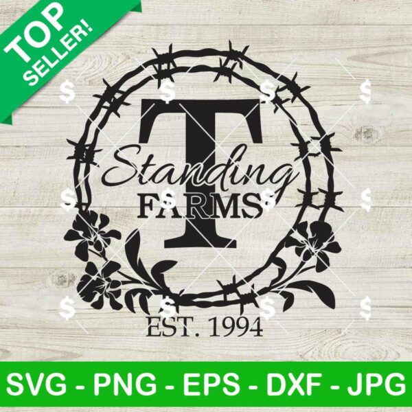 HighRes Standing T Farms Logo SVG