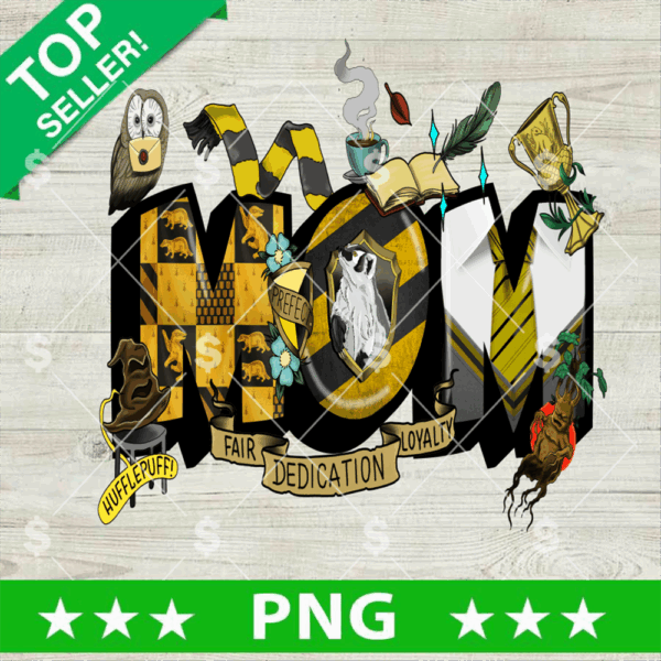 Hufflepuff Harry Potter Mom PNG
