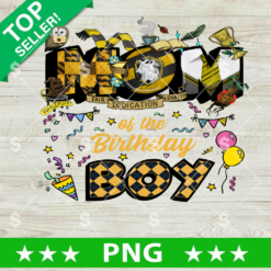 Hufflepuff Mom Of Birthday Boy PNG