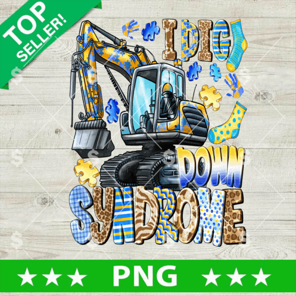 I Dig Down Syndrome PNG