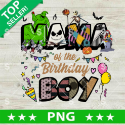 Jack Skellington Mama Birthday Boy PNG