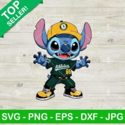 Lilo Stitch Athletics MLB Team SVG