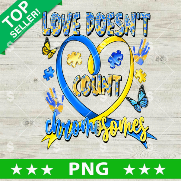 Love Doesn't Count Chromosomes Heart PNG