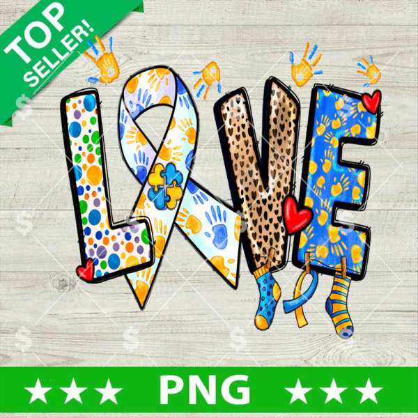 Love Down Syndrome PNG