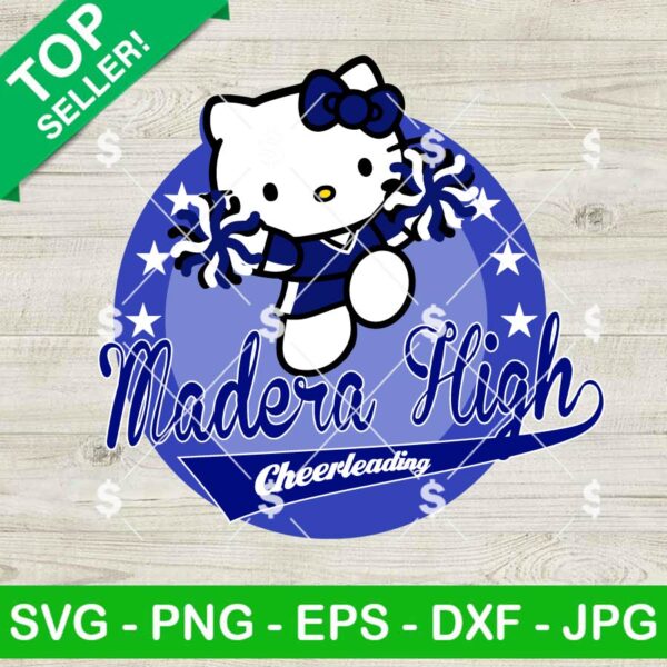 Madera High Hello Kitty Cheerleading SVG
