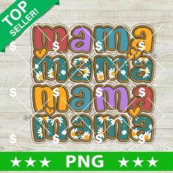 Mama Daisy Floral PNG