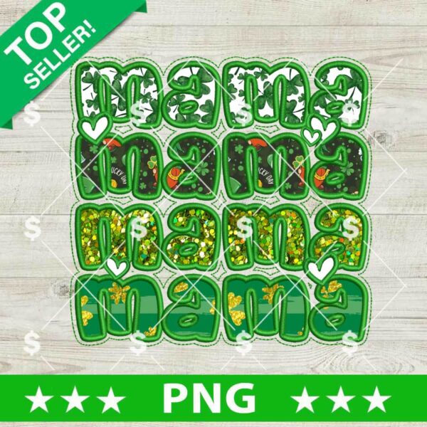 Mama Patricks Day PNG