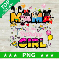 Mickey Mama Birthday Girl PNG