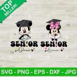 Mickey Minnie Senior 2025 SVG Bundle, Graduation Senior 2025 Mickey SVG, Happiest Grad 2025 on Earth SVG