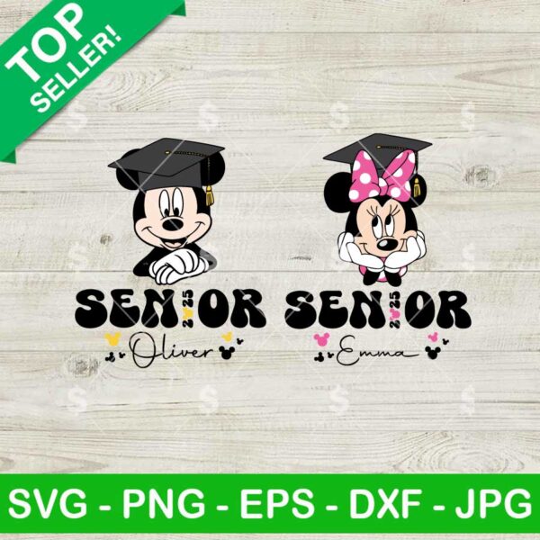 Mickey Minnie Senior 2025 SVG Bundle