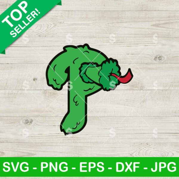 Philadelphia Baseball Mascot Logo SVG