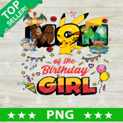 Pokemon Mom Birthday Girl PNG