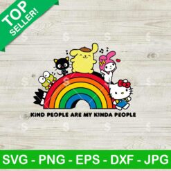 Pride Rainbow Hello Kitty And Friends SVG