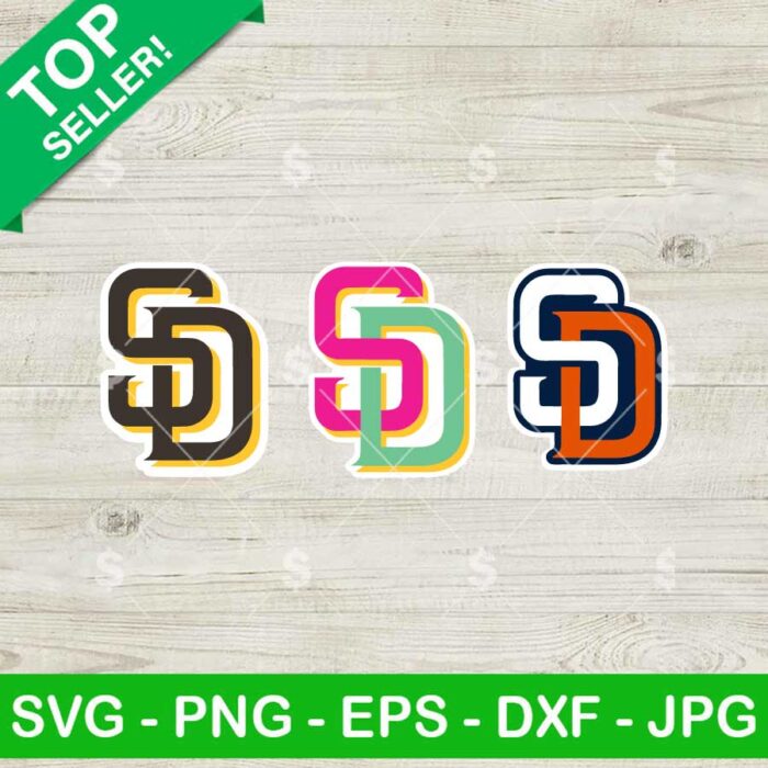 San Diego Padres Logo SVG Bundle