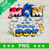 Sonic Mom Birthday Boy PNG