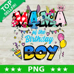 Stitch Mama Birthday Boy PNG