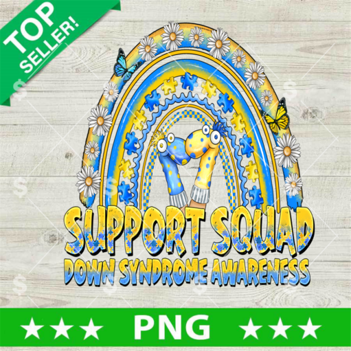 Support Squad Down Syndrome Awareness PNG