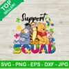Winnie the Pooh Autism Support Squad SVG
