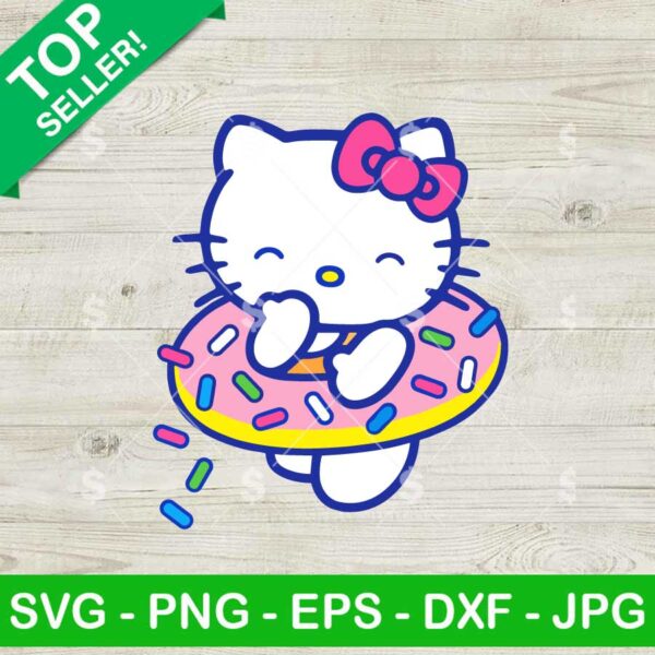 Hello Kitty Donut SVG