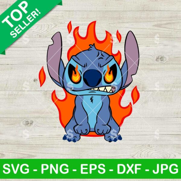 Angry Stitch SVG