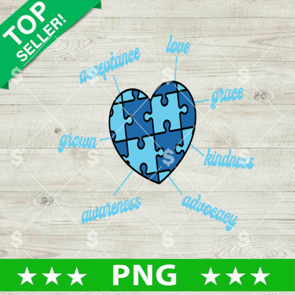 Autism Heart PNG