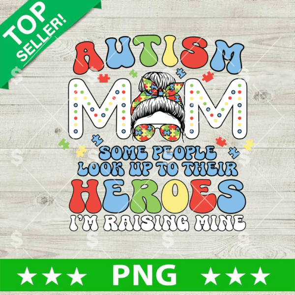 Autism Mom PNG
