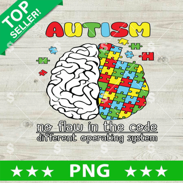 Autism No Flaw In The Code PNG