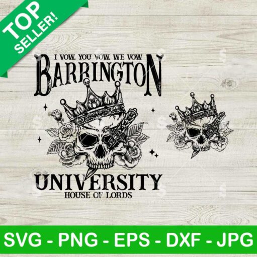 Barrington University SVG Bundle
