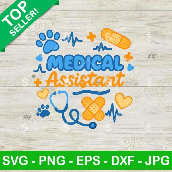 Bluey Dog Medical Assistant SVG