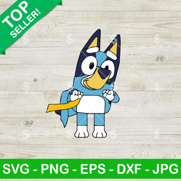 Bluey Down Syndrome Ribbon SVG