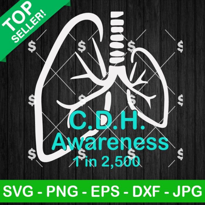 CDH Awareness Lungs SVG