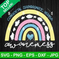 CDH Awareness Rainbow SVG
