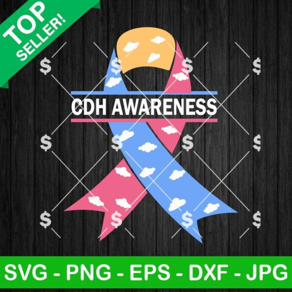 CDH Ribbon Awareness SVG