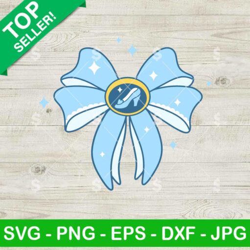 Cinderella Princess Coquette Bow SVG