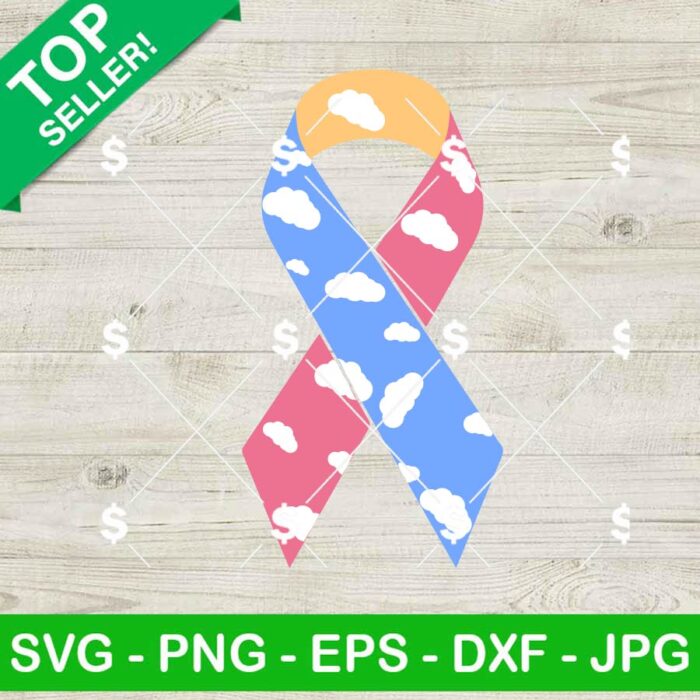 Congenital Diaphragmatic Hernia Awareness Ribbon SVG