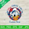 Donald Duck Disney Cruise Line SVG