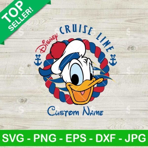 Donald Duck Disney Cruise Line SVG, Disney Donald Vacation SVG, Disney Family SVG