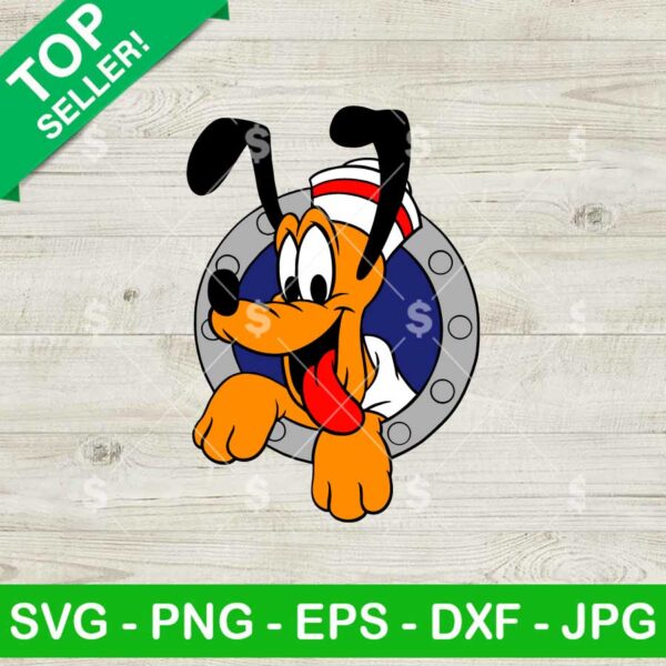 Pluto Disney Cruise SVG