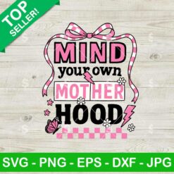 Mind Your Own Mother's Hood Coquette Bow SVG