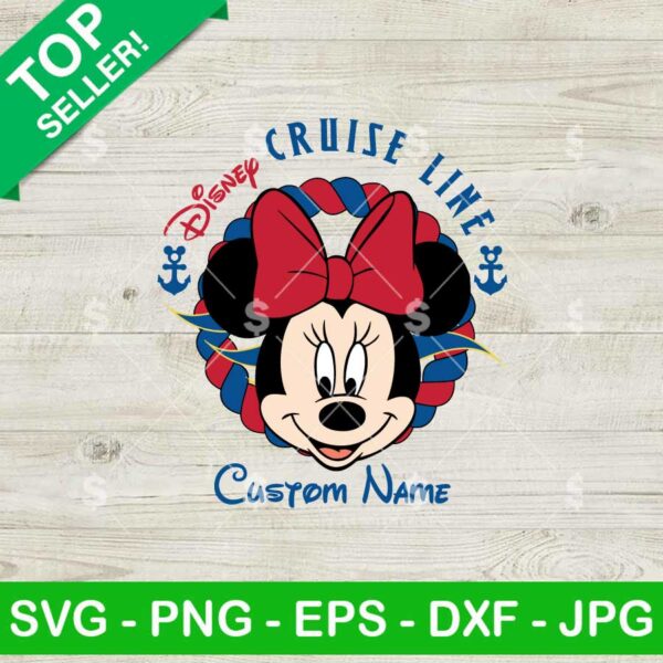Minnie Mouse Disney Cruise Line SVG