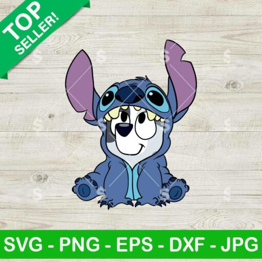 Muffin Bluey In A Stitch SVG