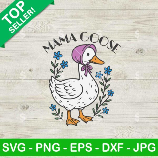 Silly Mama Goose SVG