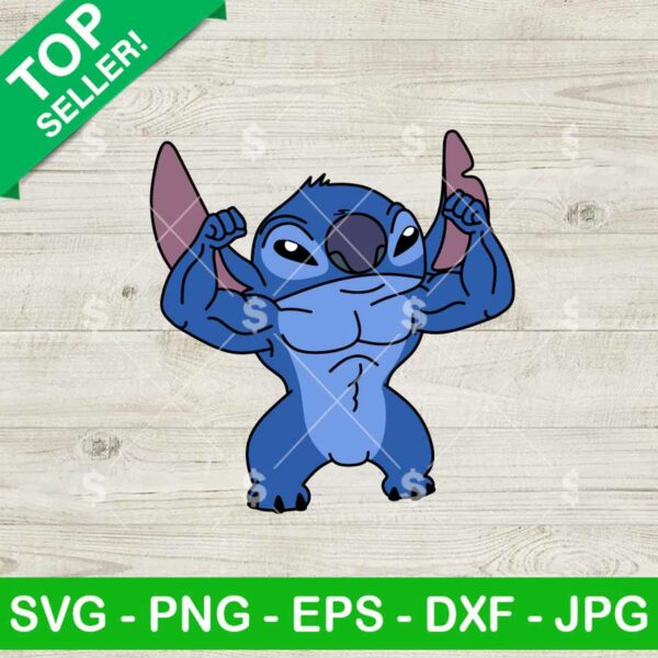 Stitch As Gymmer SVG