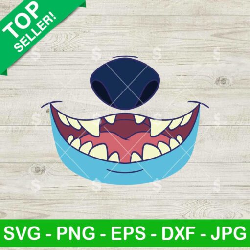 Stitch Mouth SVG