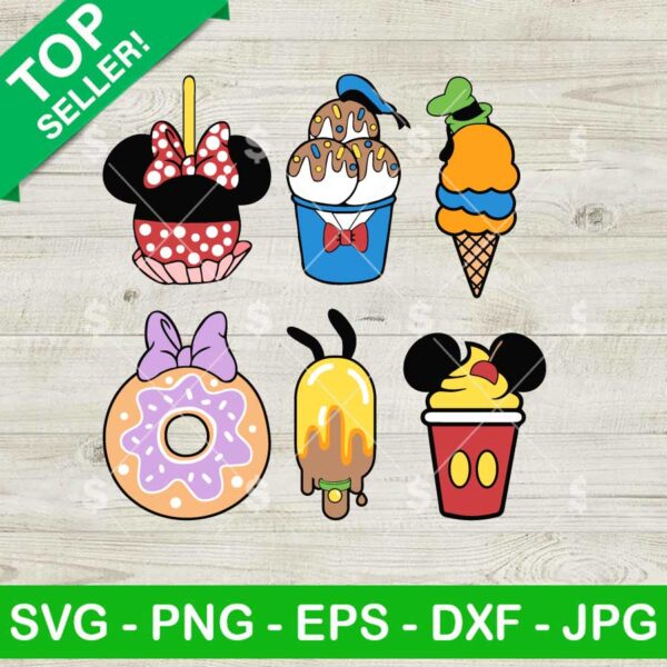 Disney Summer Food And Drink SVG