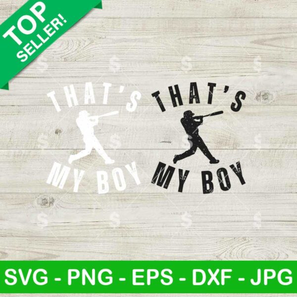 That's My Boy Baseball Mom SVG