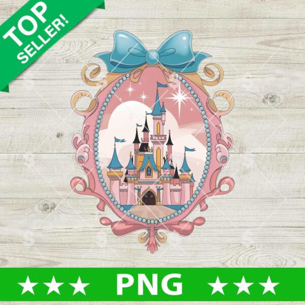 Disney Castle Bow Mirror PNG