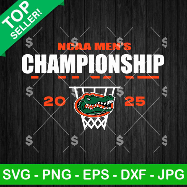 NCAA Men's Championship Gator 2025 SVG