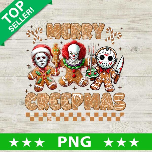 Merry Creepmas Horror Character PNG