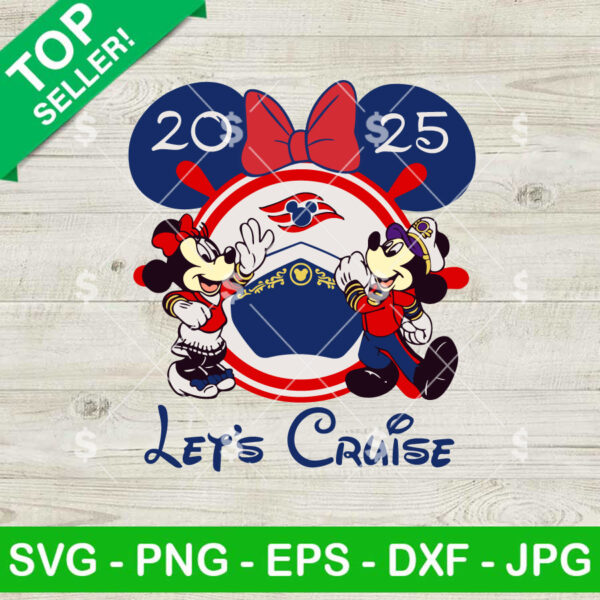 Let's Cruise 2025 Minnie Mouse SVG